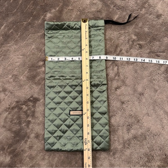 Gucci Quilted Green Pouches - Picture 3 of 6